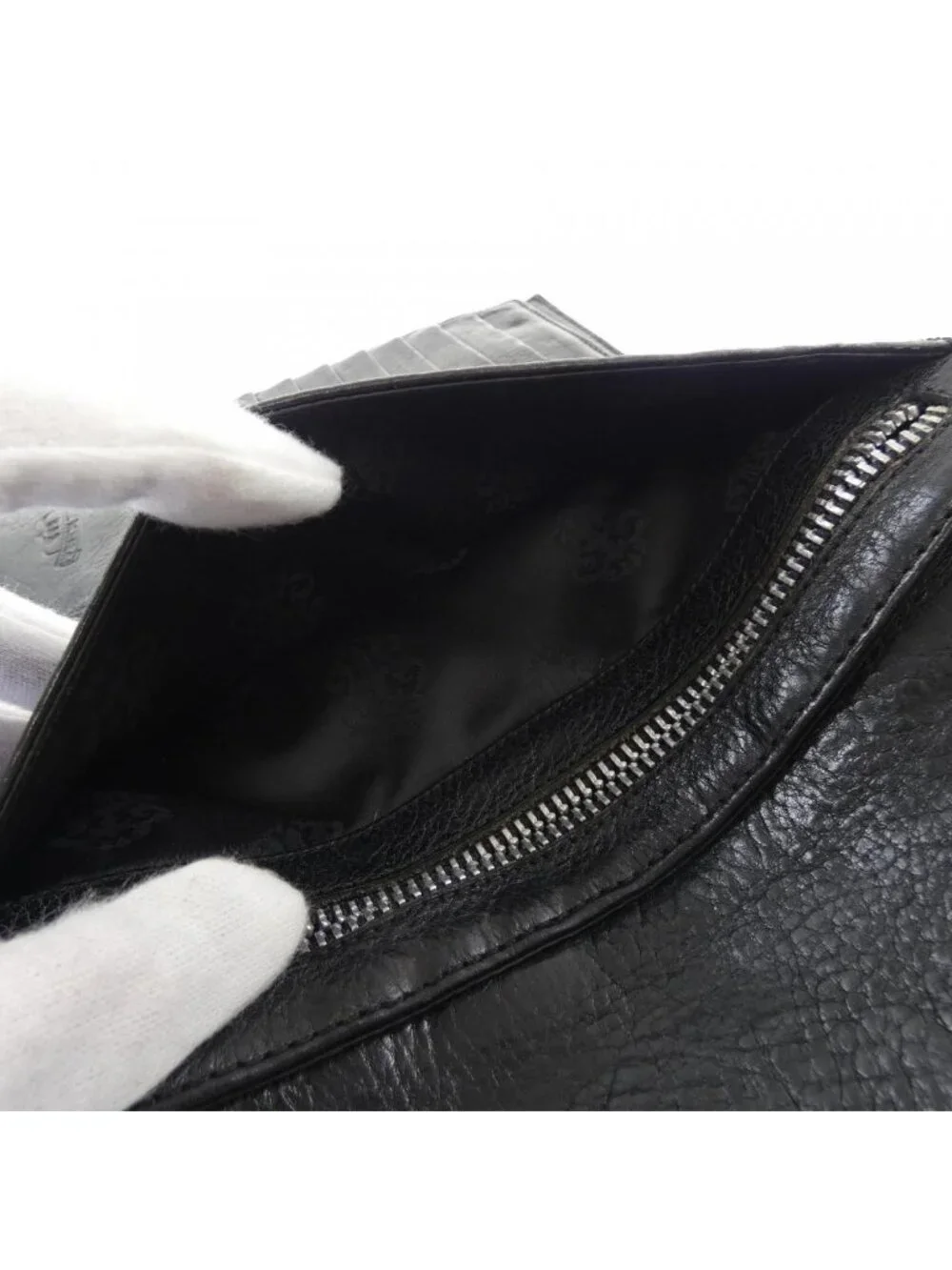 Chrome Hearts Wave Cross Btn Button 304 Wallet